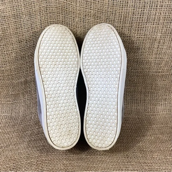 🛑SOLD🛑 Sam Edelman Sneakers Fur Gray Leya Pom Pom Women’s size 9 M - Picture 8 of 9